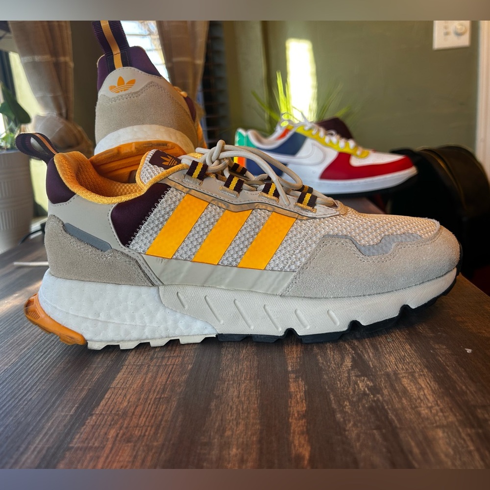 Adidas ZX 1K Boost 'Wonder White Solar Gold'